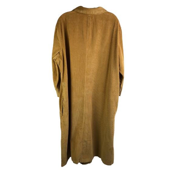 The Vermont Country Store Dress Womens 2X Dark Gold Corduroy Long Sleeves - Picture 3 of 6